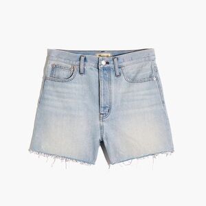 Madewell The Mom Jean Short, Highrise Button Fly, Size 27